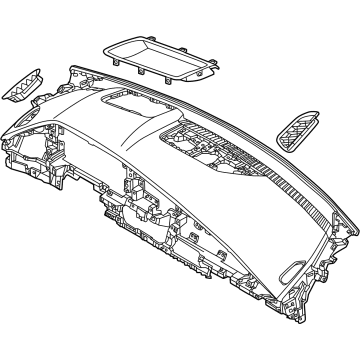 Kia 84710AT000CCV CRASH PAD ASSY-MAIN