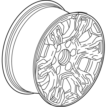 GM 84604778 WHEEL-18 X 8.5, J, ALUMINUM, 26MM O/S, 13