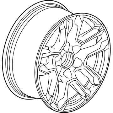 GM 84604742 WHEEL-18 X 8.5, J, ALUMINUM, 26MM O/S, 13