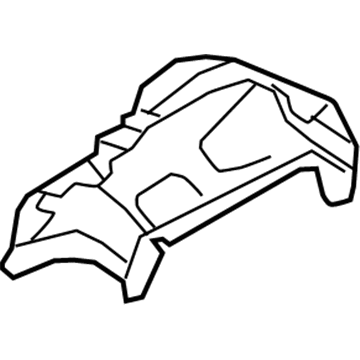 BMW 11-65-8-652-464 Heat Protection, Rear