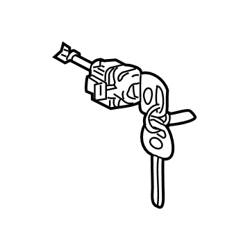 Toyota 69052-35200 Cylinder & Keys