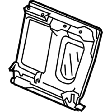 BMW 52-20-7-119-820 Frame, Backrest Left