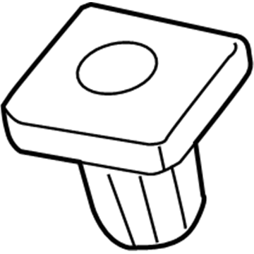 Mopar 68087789AD Nut-Plastic Snap-In