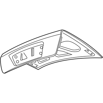 GM 92164465 Lid Asm-Rear Compartment