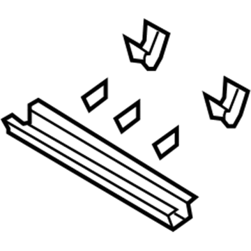 Mopar 5115538AB CROSSMEMBER-Rear Floor