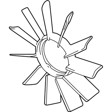 BMW 11-52-1-712-110 Engine Cooling Fan Blade
