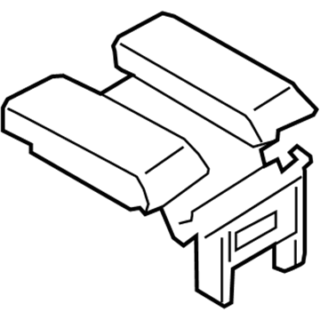 Ford JL7Z-7806024-AT Armrest Assembly