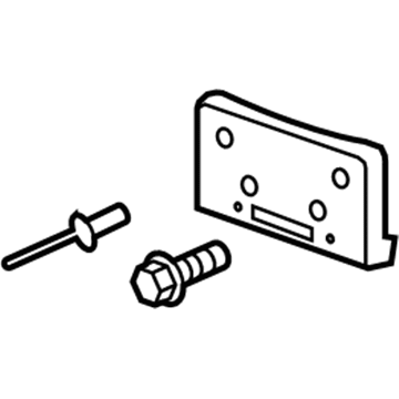 GM 22905092 License Bracket