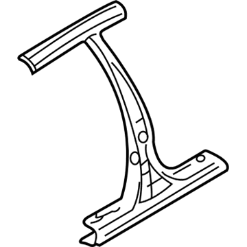 Hyundai 71401-250B0 Pillar Assembly-Center Outer, LH