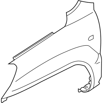 Kia 663111F100 Panel-Fender LH