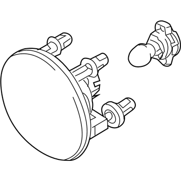 Ford 7R3Z-15200-A Fog Lamp