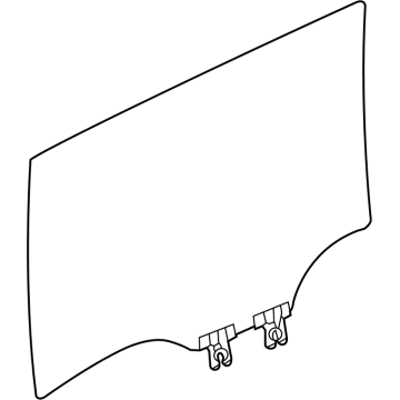 Mopar 68426500AA GLASS-REAR DOOR