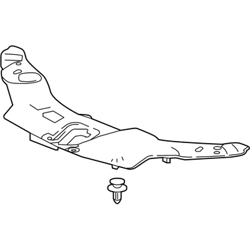 Honda 74117-TG7-A00 Cover, FR. Bulkhead
