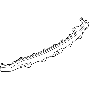 Nissan 850B2-3YW0A Rear Bumper Fascia, Lower