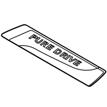 Nissan 90892-BG00A Rear Emblem