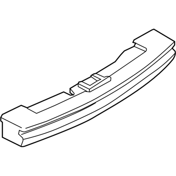 Nissan 85090-3YW0B Absorber Assy-Energy, Rear Bumper