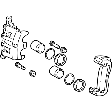 Toyota 47730-0E031 Caliper Assembly