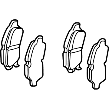 Toyota 04465-0E010 Front Pads