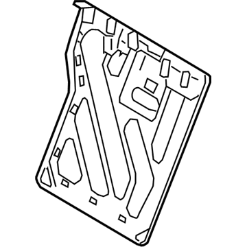 Toyota 71017-02A30 Seat Back Frame
