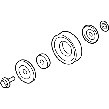 Nissan 11925-EA00A PULLEY Assembly-IDLER (GROOVED)