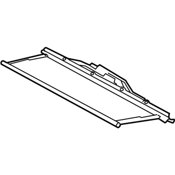 Nissan 97580-9N00A Shade Assy-Rear Window