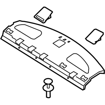 Nissan 79910-9N05A Finisher-Rear Parcel Shelf