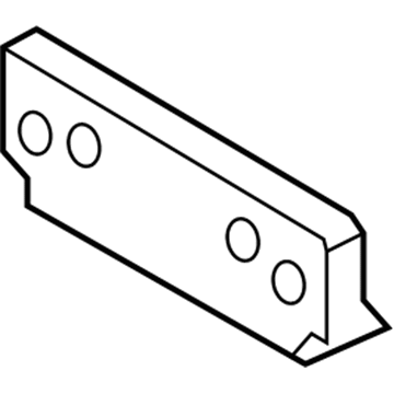 Nissan 96210-1AA0A Bracket-Licence Plate