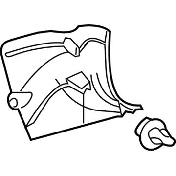 Toyota 62111-21041-B0 Cowl Trim