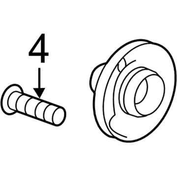GM 13588470 Rear Hub