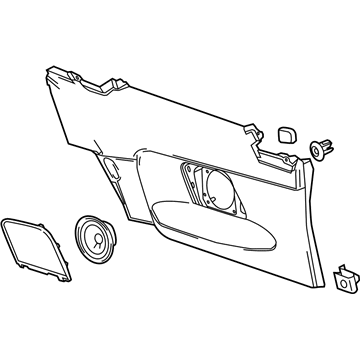 GM 23220298 Lower Quarter Trim