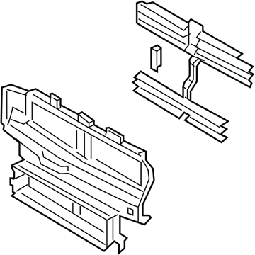 Ford GD9Z-8475-A Radiator Shutter Assembly