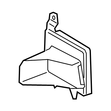 BMW 51-74-8-059-689 AIR DUCT, EXTERIOR RADIATOR