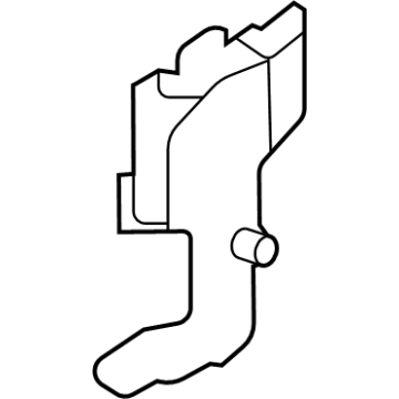 BMW 51-74-8-079-937 AIR DUCT, LOWER LEFT