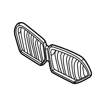 BMW 51-13-7-481-386 GRILL FRONT