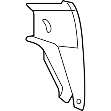 BMW 41-21-7-298-001 C-Pillar Reinforcement, Left