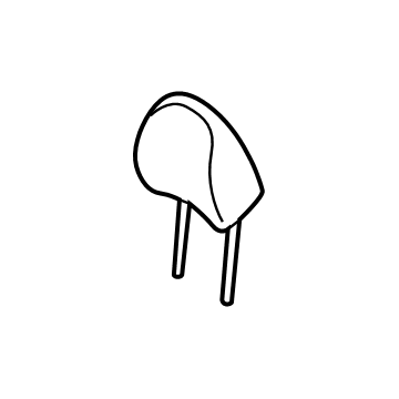 Kia 88700B2000CUS Headrest Assembly-Front Seat