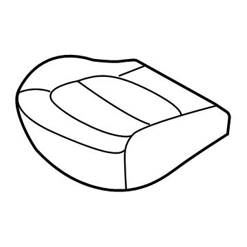 Kia 88160B2090KGT Front Seat Cushion Driver Covering