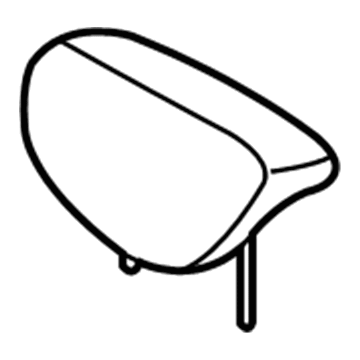 Hyundai 89700-1E060-MWS Headrest Assembly-Rear Seat