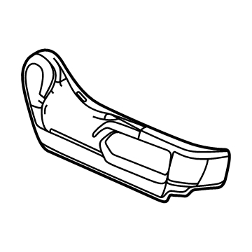 GM 84987344 COVER ASM-F/SEAT CUSH OTR FIN *BLACK