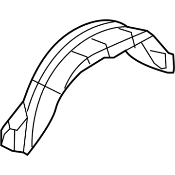 Mopar 55157175AE Shield-Fender Side