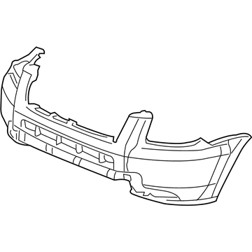 Honda 04711-S9V-A92ZZ Face, Front Bumper (Dot)