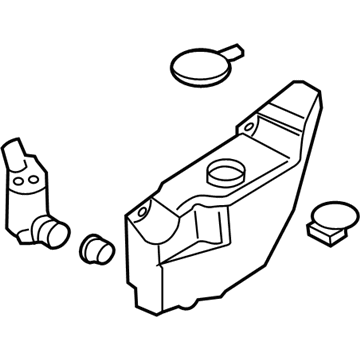 Ford F8AZ17618BA Washer Reservoir