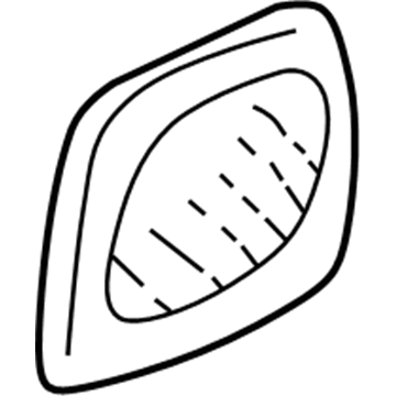 Lexus 67071-24010-A0 Grille, Speaker Rear, RH