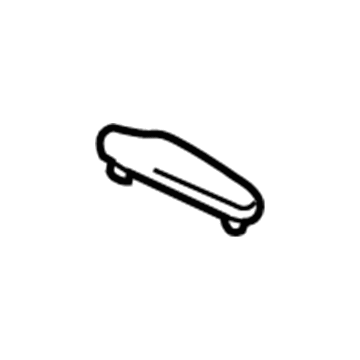 Lexus 58569-48011-A0 Cover, Front Floor CAUT