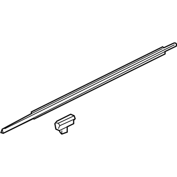 Honda 72410-T3L-A01 Molding Assy., R. FR. Door