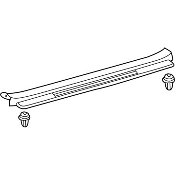 Lexus 67910-53091-A0 Plate Assembly, Door SCUFF
