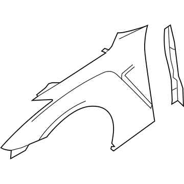 Nissan FCA00-62BMA Fender-Front, RH