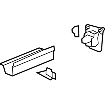 GM 23369587 Rear Rail