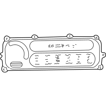 Mopar 4698199AG Air Conditioner And Heater Control