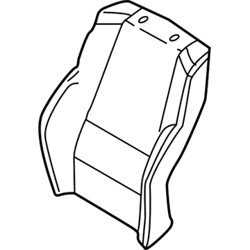 BMW 52-10-8-234-911 Backrest Cover